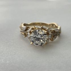 High Quality 14k Yellow Gold VVS Quality  Size 7