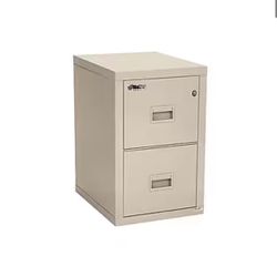 FireKing Turtle File Cabinet, 2-Drawer, Letter/Legal, 22 Deep, 1-Hour Fire-Rated