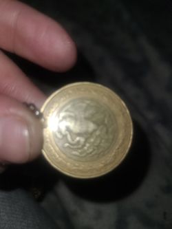 Mexican aztec coin