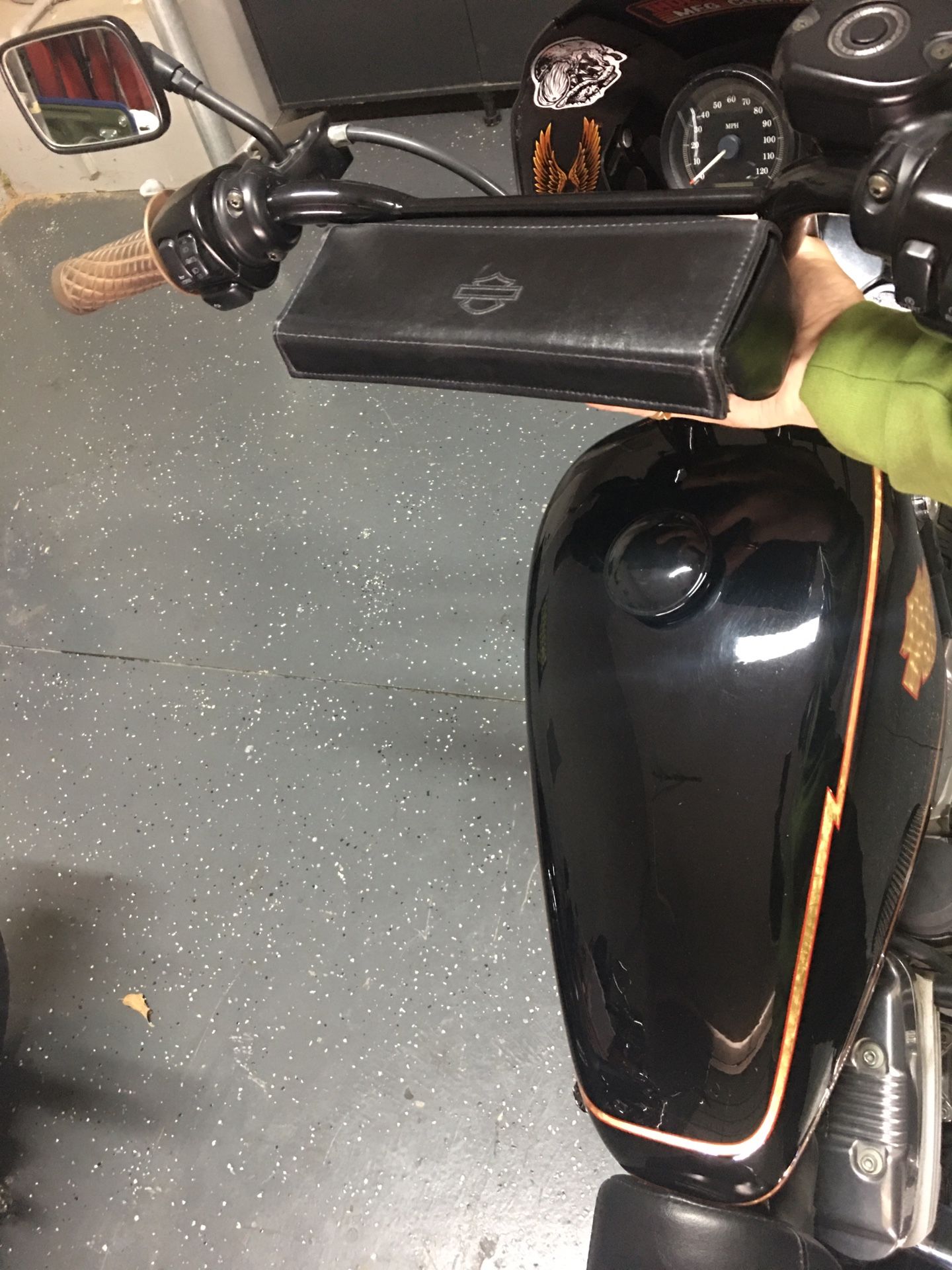 Harley-Davidson leather bag/case