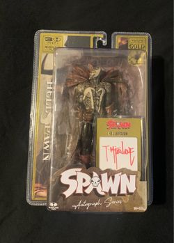 Spawn McFarlane Toys, HellSpawn autograph series 30th year gold label collection