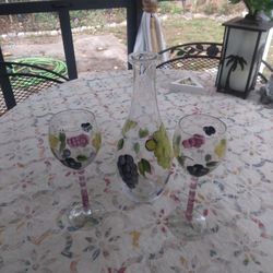 Wine Decanter And Glasses