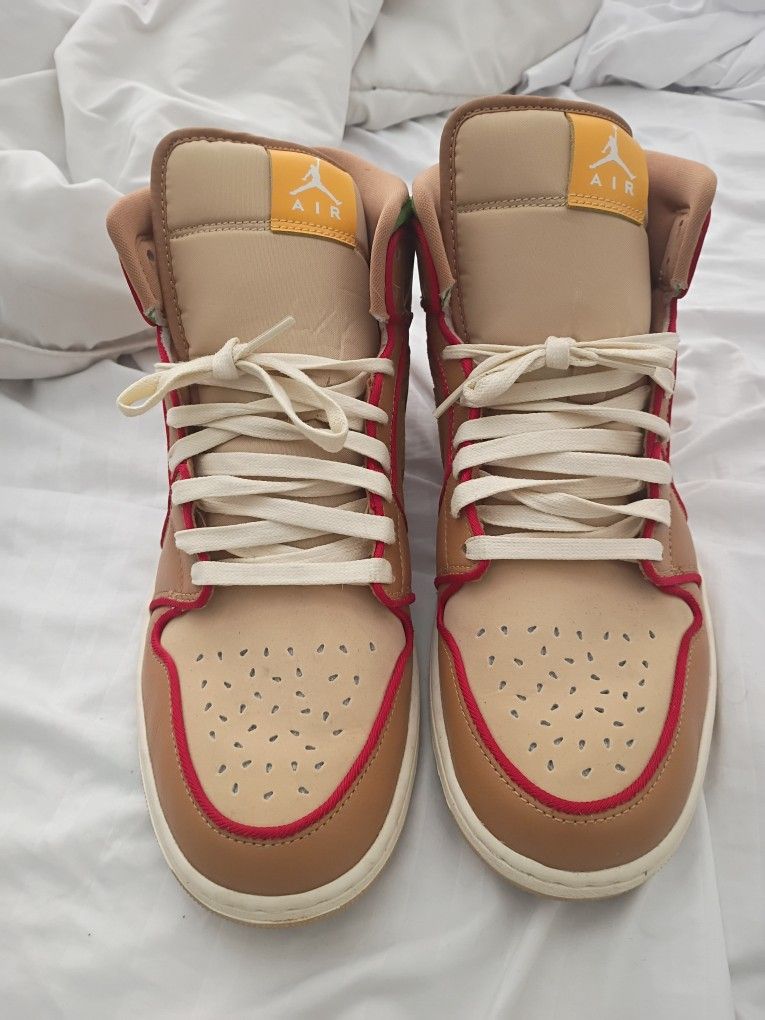 JORDAN 1 CHEESEBURGERS (SIZE 12 MEN)