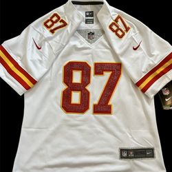 Travis Kelce Jersey BLING Taylor Swift