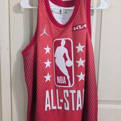 Jordan NBA All-Star Edition Jersey in Red. #7 Kevin Durant