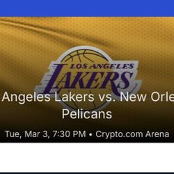 Los Angeles Lakers vs New Orleans Pelicans 