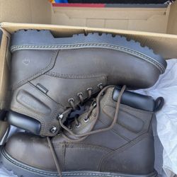 Size 9 Wolverine Steel Toe Work Boots  