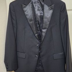 Ralph Lauren Black Suit 40R – 3 Piece (Vest Included) – Men’s Formal Prom/Wedding – $60”