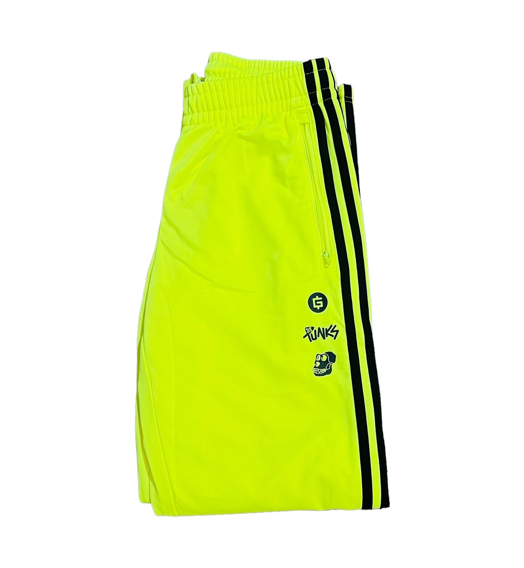 Adidas Bored Ape Yacht Club Punks Neon Track Pants Men’s Size Small NWT