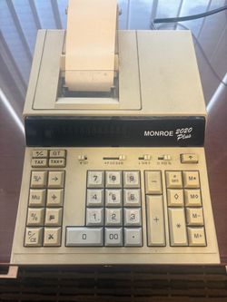 Retro Monroe Adding Machine