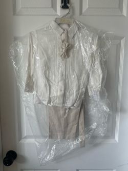 Spanish Handmade Linen Child Outfit