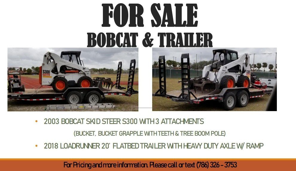 Bobcat & Trailer ForSale