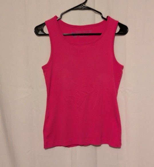 Top Tank Top Victoria Secret Tee Shop Woman's Pink Sleeveless Top Size Medium