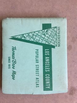 Antique Classic Thomas Bros Map Book