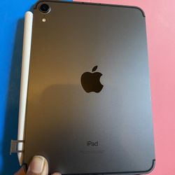 Apple Ipad Mini 6th Generation (2021/ 8.3” Liquid Retina ) 64GB WiFi + cellular (5G Unlocked) with pen, case & Accessories 