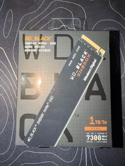 New WD_BLACK SN850X 1TB NVMe SSD — Gen 4 Gaming Drive