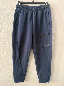 Navy Blue Jogger Sweatpants with Zip Pocket
