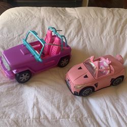 Barbie Jeep & LOL Na Na Na Surprise Car