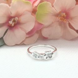 Two Flower Ring | Size 7 & 8
