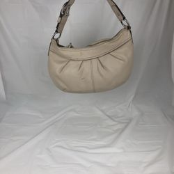 Coach Beige Underarm Purse