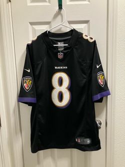 Lamar Jackson Baltimore Ravens Stitched Jersey- Men’s Large