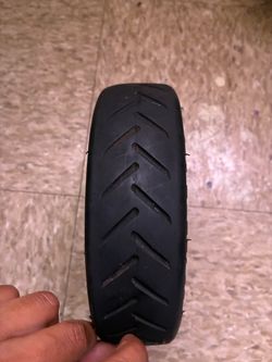 Small Black Rubber Scooter Tire