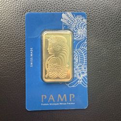 PAMP Suisse 1 Oz Gold Bar