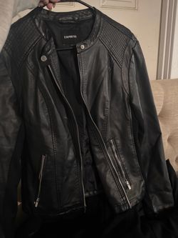 Express Leather Jacket size XL $40