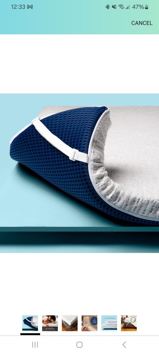 ViscoSoft 3 Inch Memory Foam Mattress Topper (King)