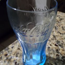 Coca-Cola Blue Glass 