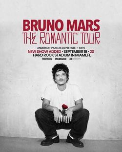 BRUNO MARS - THE ROMANTIC TOUR