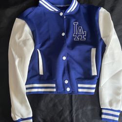 Dodgers Crop Top Jacket