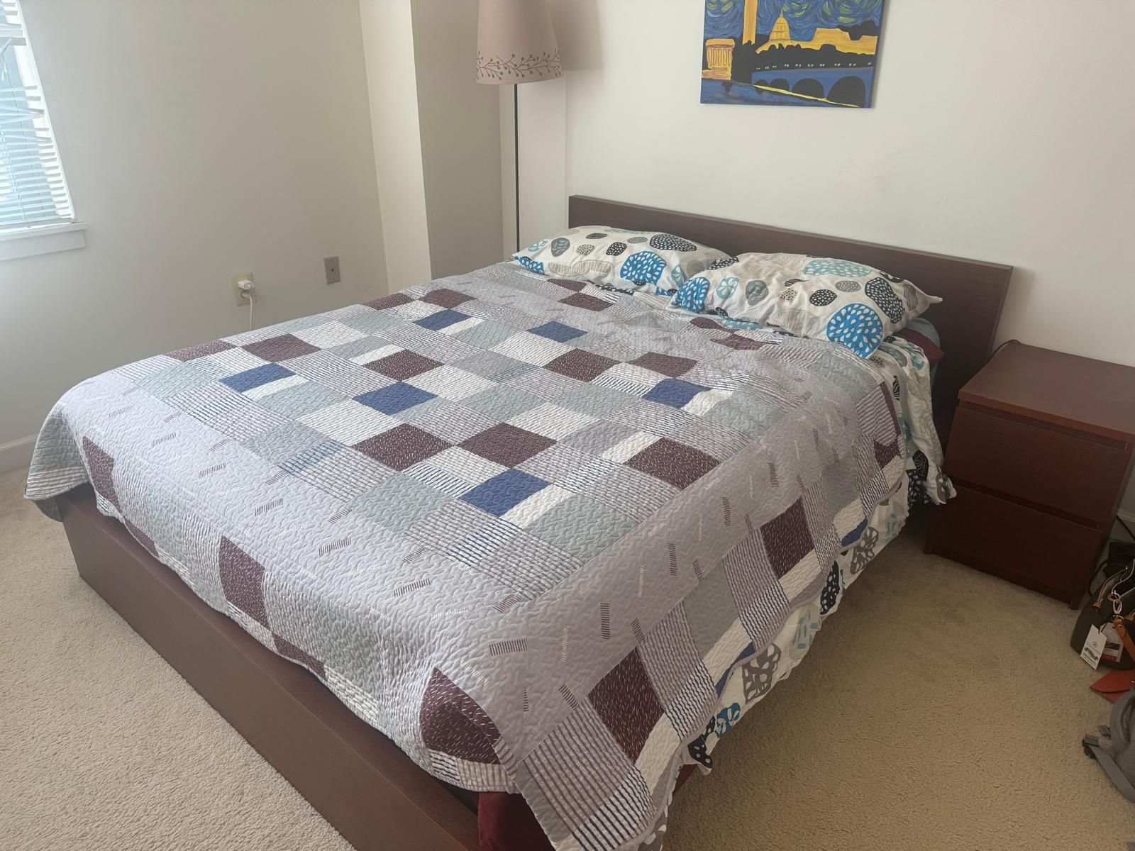 IKEA Bed Frame (queen) + Mattress