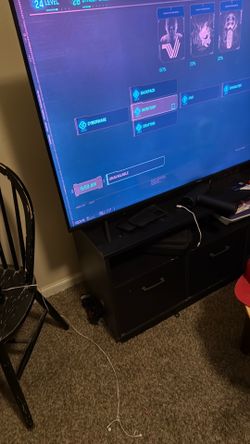 Black entertainment stand