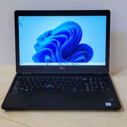 Dell Precision Laptop, 15.6" FHD 1080P, Intel Core VPro ,SSD, USB-C ,HDMI, Windows 11 Pro - Excellent Condition -Very  Fast and Durable 