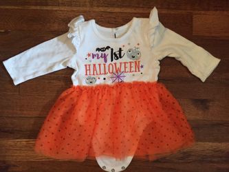 Baby girl Halloween my 1st first Halloween dress 9 months