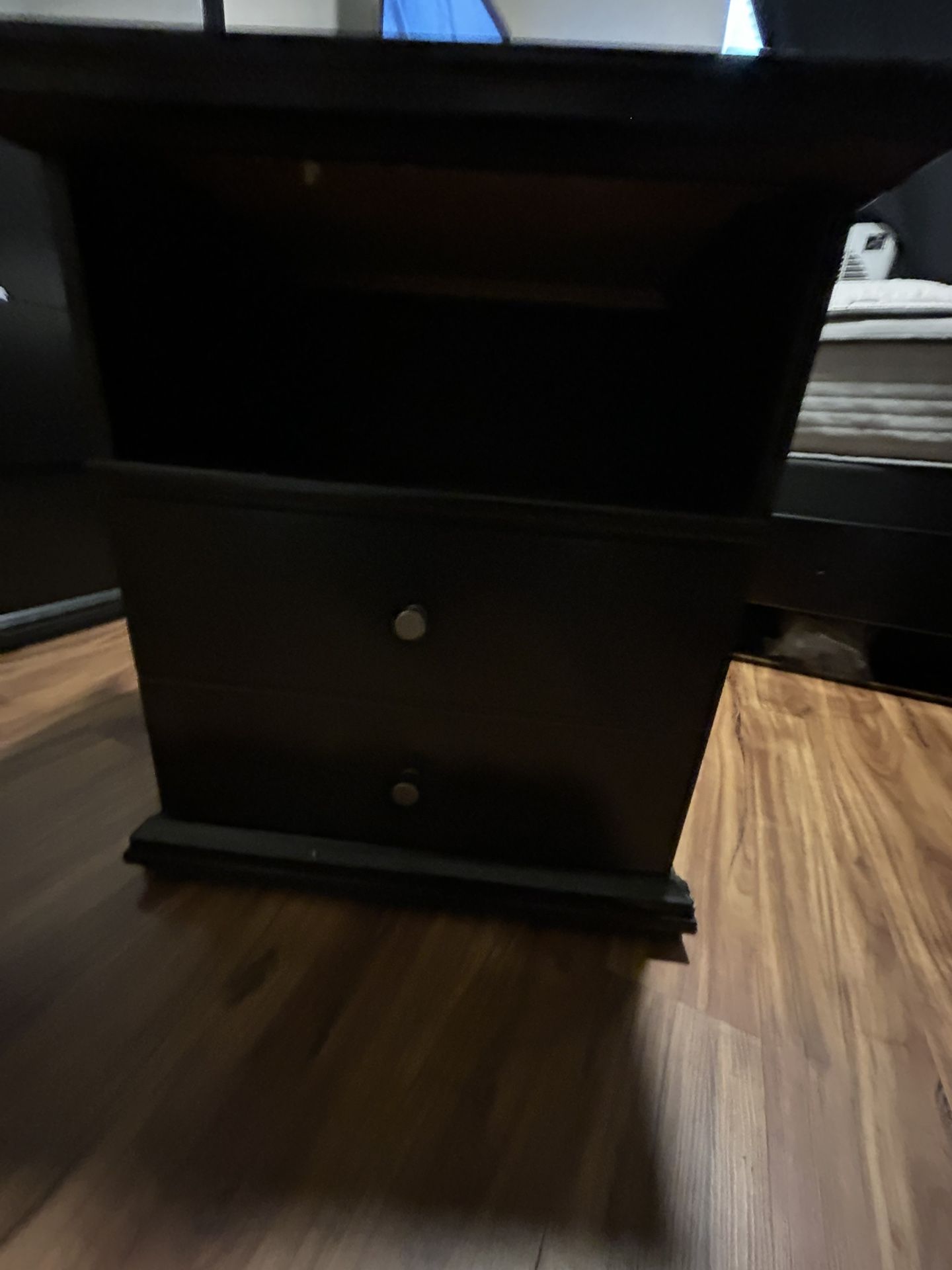 Black Marble Nightstand
