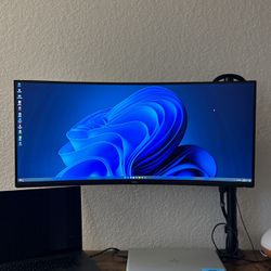 Dell 34 Inch Curved WUHD Monitor