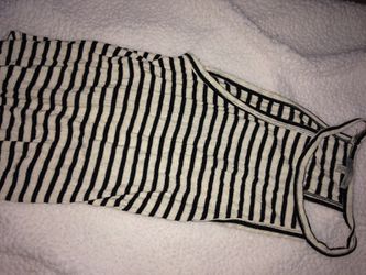 Striped women's Halter top size s