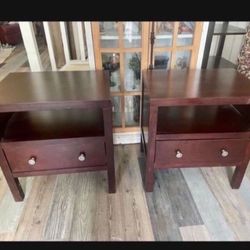 2 Wooden End Tables!!! 24" by 26"