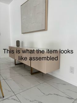 Brand New!! still in boxes!! $600 ELEGANT AND MODERN BUFFET/CONSOLE