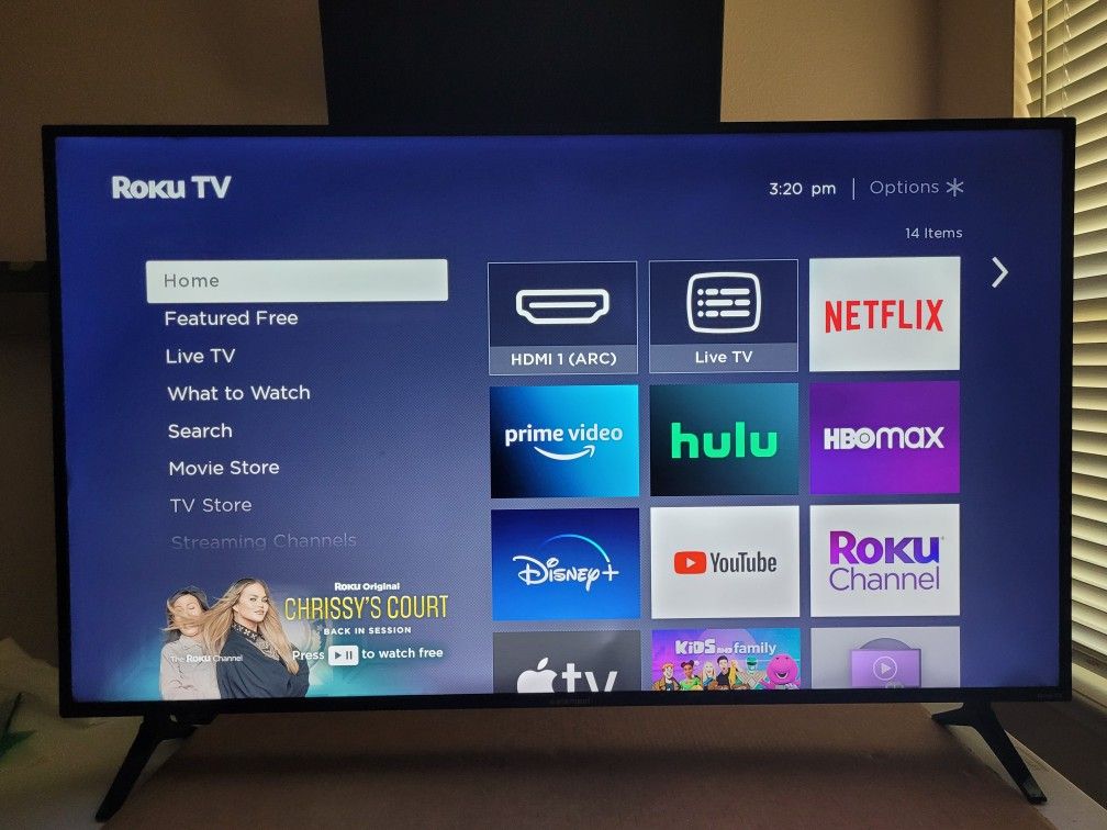 55” 4K UHD HDR10 ROKU TV