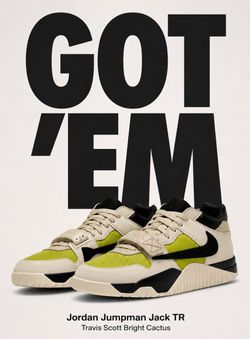 Jordan Jumpman Jack TR Bright Cactus Travis Scott