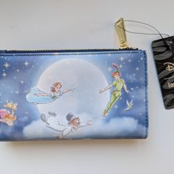 Disney Loungefly Peter Pan Wallet NWT