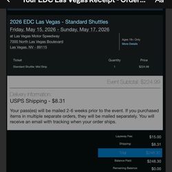 EDC mid strip shuttle pass