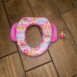 PAW PATROL "COOL PUPS" SOFT POTTY SEAT pink