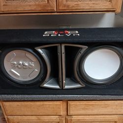 Box And 2 12" Speakers 