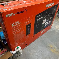 65 Onn Roku Hdr Smart TV New 