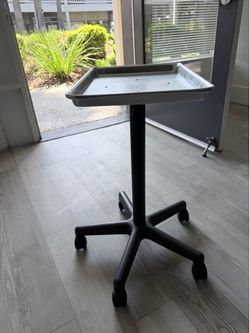 2 silver medical tray