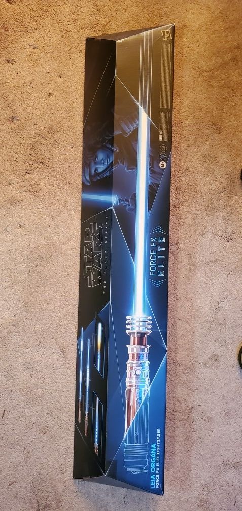 Star Wars The Black Series Force Effect Elite Leia Organa Light Sabre Price Lowered!